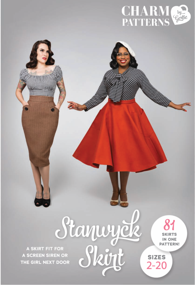 Sew With Me! Pattern Review: the Stanwyck Skirt by Charm Patterns
